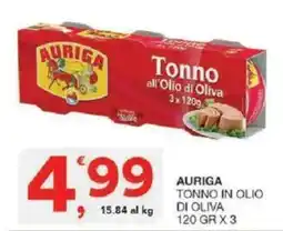 Sisa Tonno in olio di oliva Auriga offerta