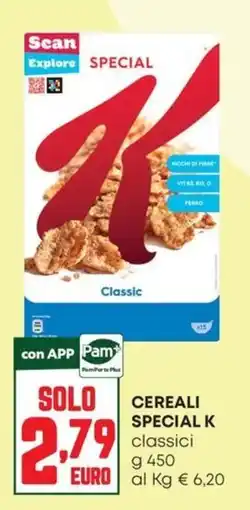 Panorama Cereali Special K classici offerta