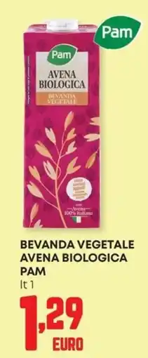 Panorama Beveranda vegetale avena biologica Pam offerta