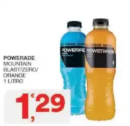Sisa Powerade mountain blast/zero/orange offerta