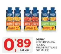 Sisa Derby bevanda rossa/multifrutti/ace offerta