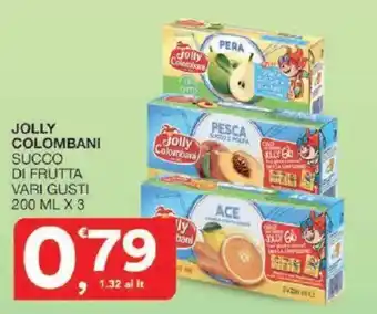 Sisa Jolly Colombani succo di frutta vari gusti offerta