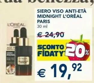 Esselunga Siero viso anti-età midnight offerta