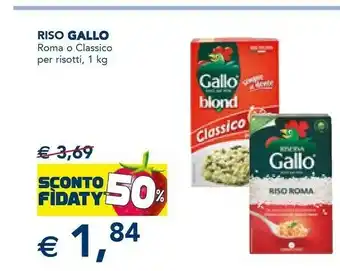 Esselunga Riso gallo - risotti riso roma gran gallo 1000 g(ml) offerta