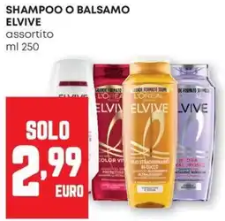 Pam Shampoo o balsamo Elvive offerta