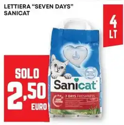 Pam Lettiera Seven Days Sanicat offerta