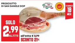 Pam Prosciutto di San Daniele DOP offerta