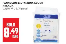 Panorama Pannoloni mutandina adulti Arkalia offerta