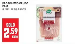 Panorama Prosciutto crudo Pam offerta
