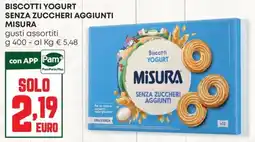 Panorama Biscotti Yogurt Misura offerta