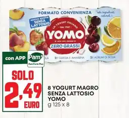 Panorama Yogurt magro senza lattosio Yomo offerta