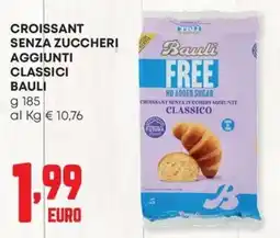 Panorama Croissant senza zuccheri aggiunti classici Bauli offerta
