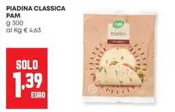 Panorama Piadina classica Pam offerta