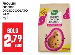 Panorama Frollini gocce di cioccolato Pam offerta