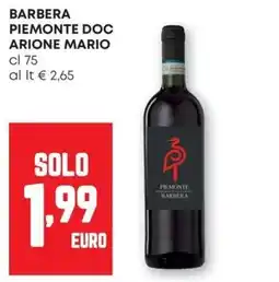 Pam Barbera Piemonte Doc Arione Mario offerta