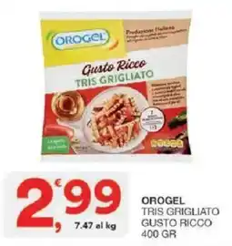 Sisa Orogel tris grigliato gusto ricco offerta