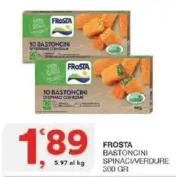 Sisa Frosta bastoncini spinaci/verdure offerta