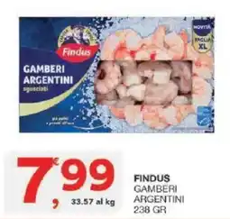 Sisa Findus Gamberi Argentini sgusciati offerta