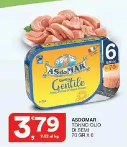 Sisa Asdomar tonno olio di semi offerta