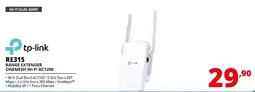 Comet tp-link RE315 Range Extender ONEMESH Wi-Fi AC1200 offerta