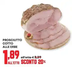 Panorama Prosciutto cotto alle erbe offerta