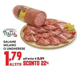 Panorama Salame Milano o Ungherese offerta