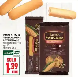 Panorama Pasta di mais senza glutine Le Veneziane offerta