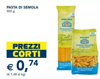 Esselunga Pasta di semola offerta
