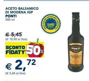 Esselunga Aceto balsamico di modena igp 500 g(ml) offerta