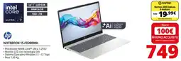 Comet HP NOTEBOOK 15-FD2009NL offerta