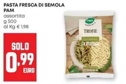 Pam Pasta fresca di semola Pam assortita offerta