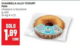 Pam Ciambella allo yogurt Pam offerta