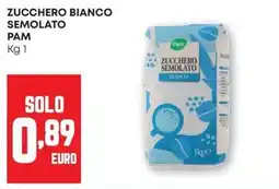 Pam Zucchero bianco semolato Pam offerta