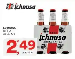 Sisa Ichnusa birra offerta