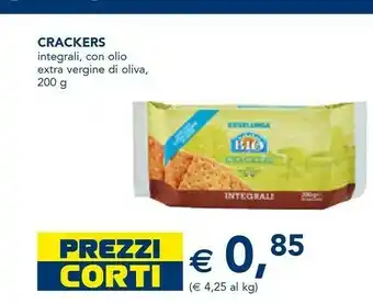 Esselunga Crackers integrali offerta