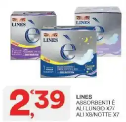 Sisa Lines assorbenti è offerta