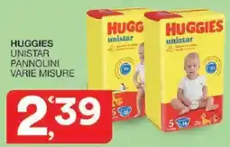 Sisa Huggies unistar pannolini offerta