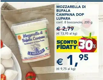 Esselunga Mozzarella di bufala campana dop 200 g(ml) offerta