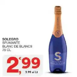 Sisa Solegro spumante blanc de blancs offerta
