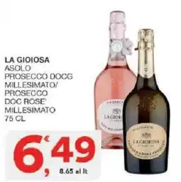 Sisa La Gioiosa Prosecco Docg Millesimato offerta