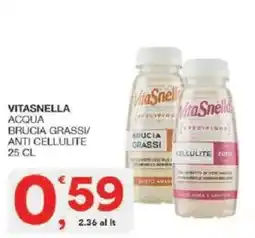 Sisa VitaSnella acqua brucia grassi offerta
