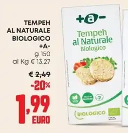 Pam Tempeh al Naturale Biologico +A- offerta