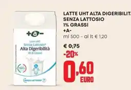 Panorama Latte UHT senza lattosio alta digeribilità +A- offerta