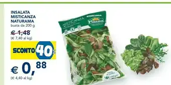 Esselunga Insalata misticanza naturama offerta