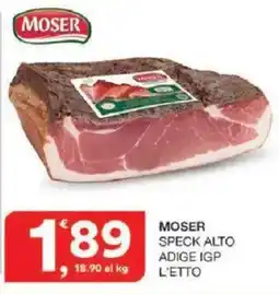 Sisa Moser speck alto offerta