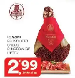 Sisa Renzini Prosciutto Crudo di Norcia IGP offerta