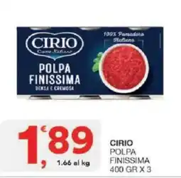Sisa Polpa finissima Cirio offerta