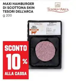 Pam Maxi hamburger di scottona skin Tesori dell'Arca offerta