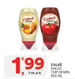 Sisa Calvé Salse Top Down offerta