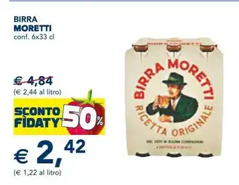 Esselunga Birra moretti - birra moretti 330 g(ml) x6 offerta